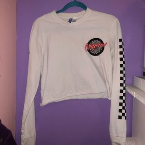 h&m long sleeve crop top